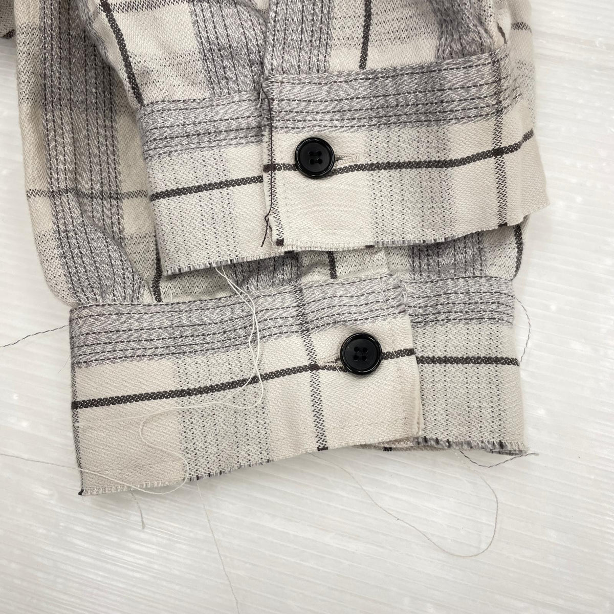 長袖シャツ CHECK SHORT ZIPUP SHIRT JACKET 2