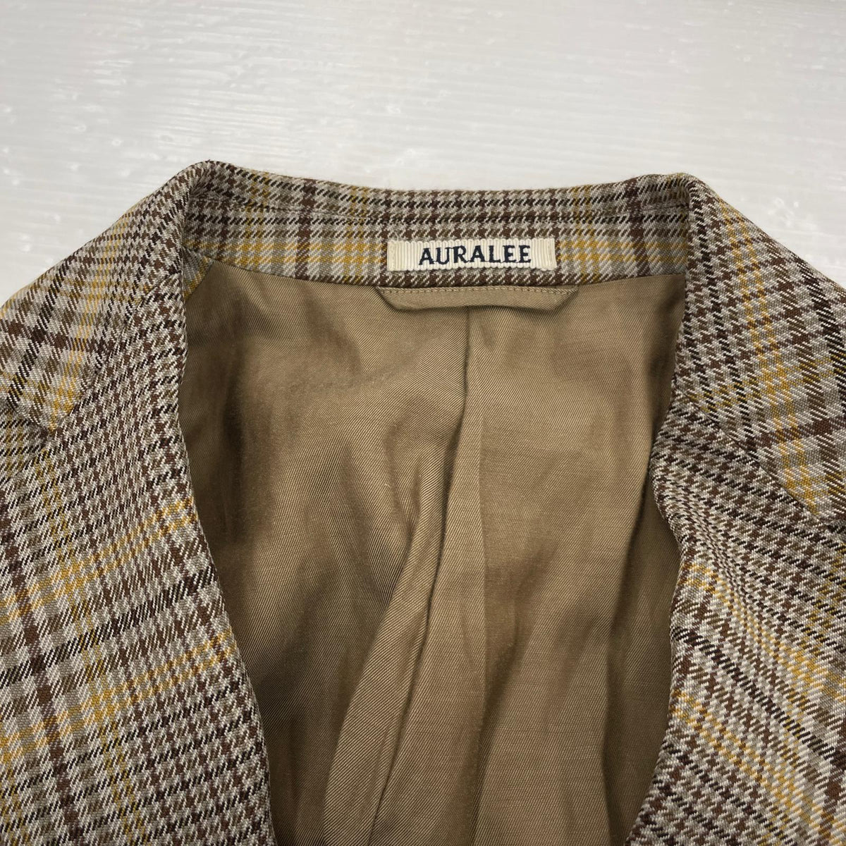 テーラードジャケット WOOL SERGE CHECK JACKET 3