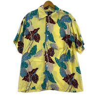 半袖シャツ KONA BAY ｱﾛﾊｼｬﾂ ｲｴﾛｰ系 M M イエロー