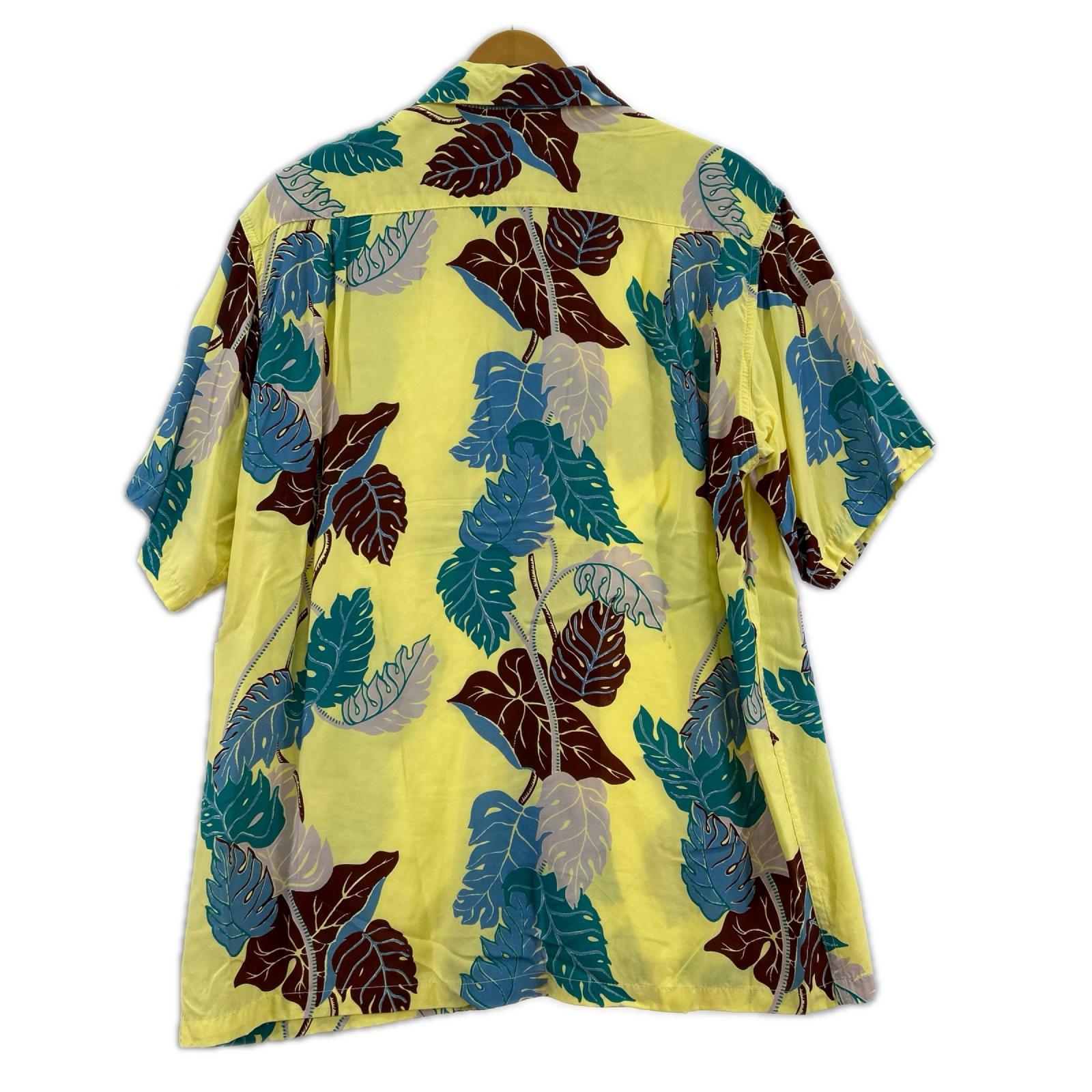 半袖シャツ KONA BAY ｱﾛﾊｼｬﾂ ｲｴﾛｰ系 M M イエロー