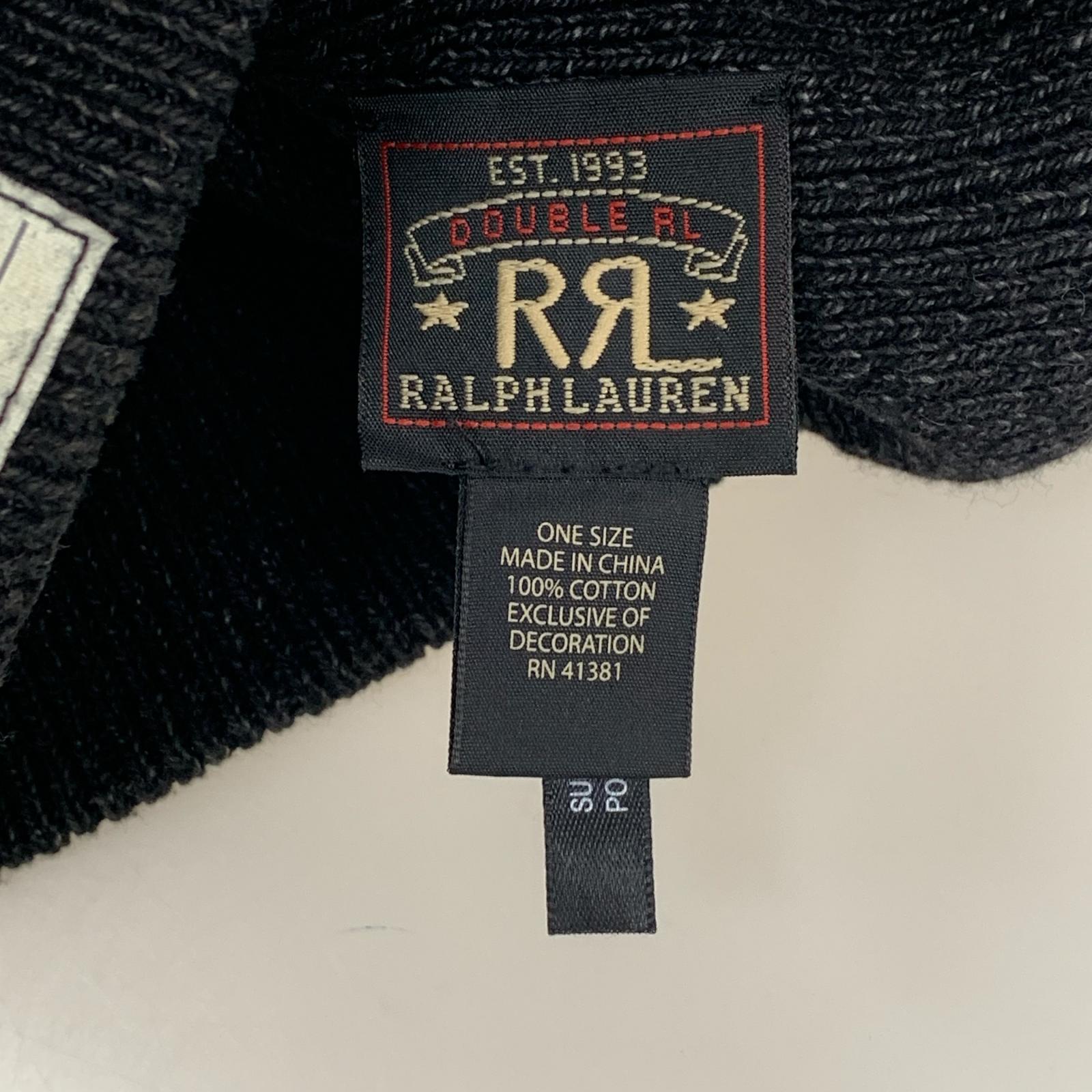 ニットキャップ RRL ワッチキャップ ブラック ブラック