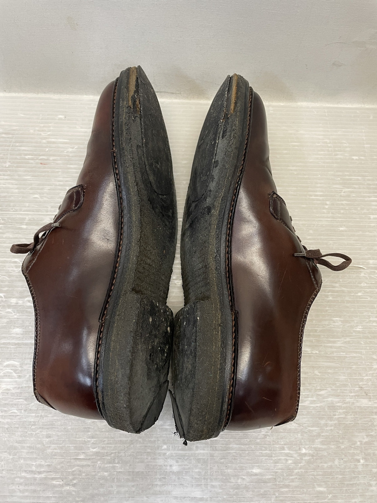 シューズ ALDEN BEAMS別注 9903 コードバン プレーントゥレザーシューズ 8 1/2D ブラウン