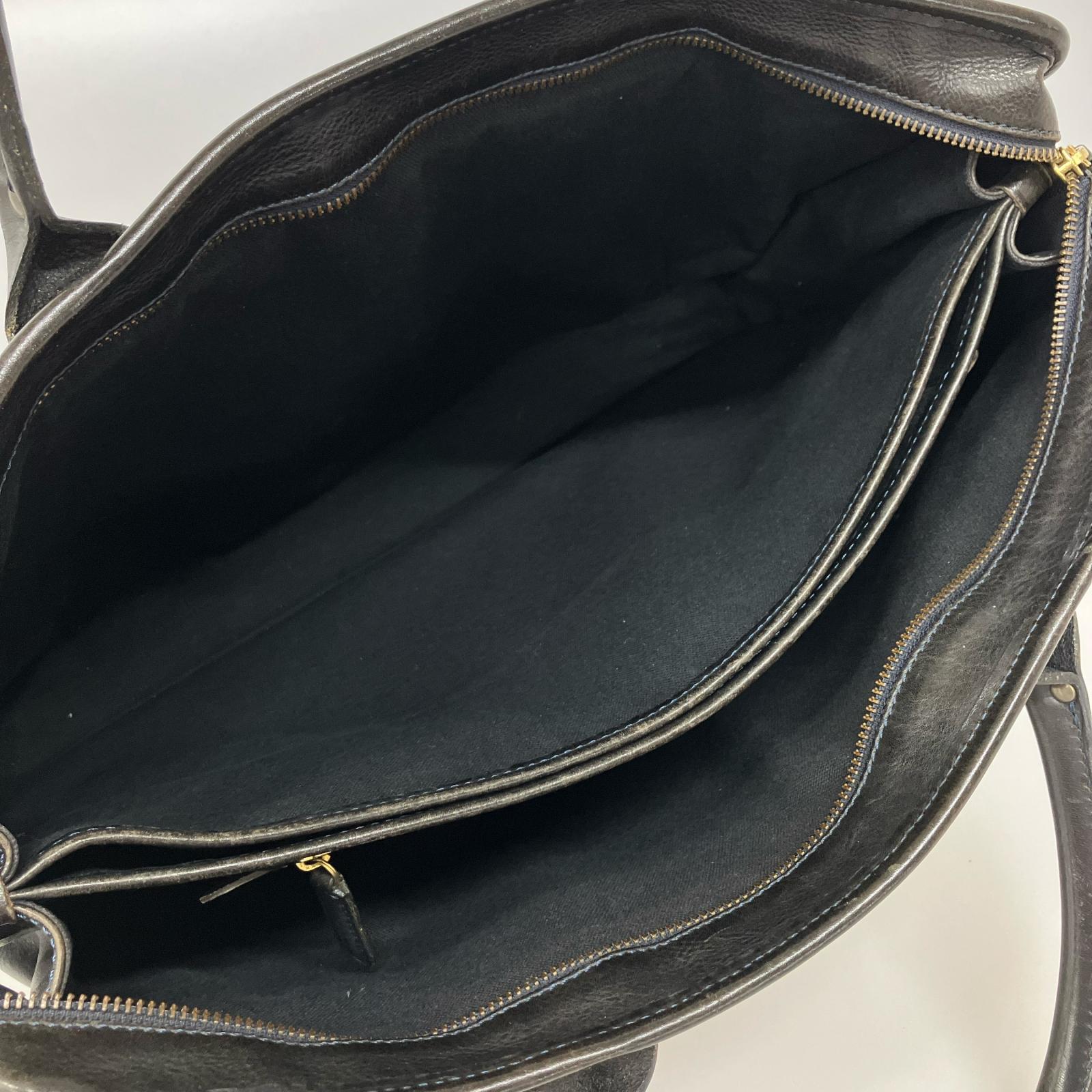 その他バッグ 12-39 オールレザー ブリーフケース 黒 ブラック