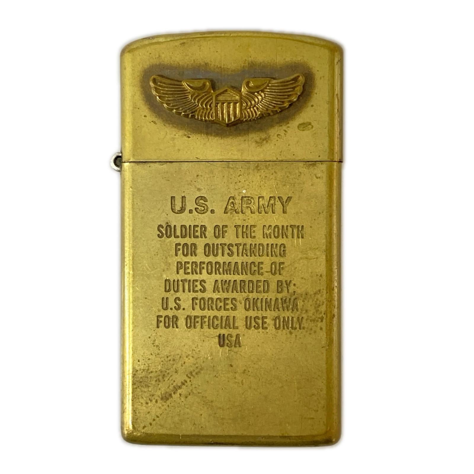 ライター USA製 U.S.ARMY Soldier of the Month ライター