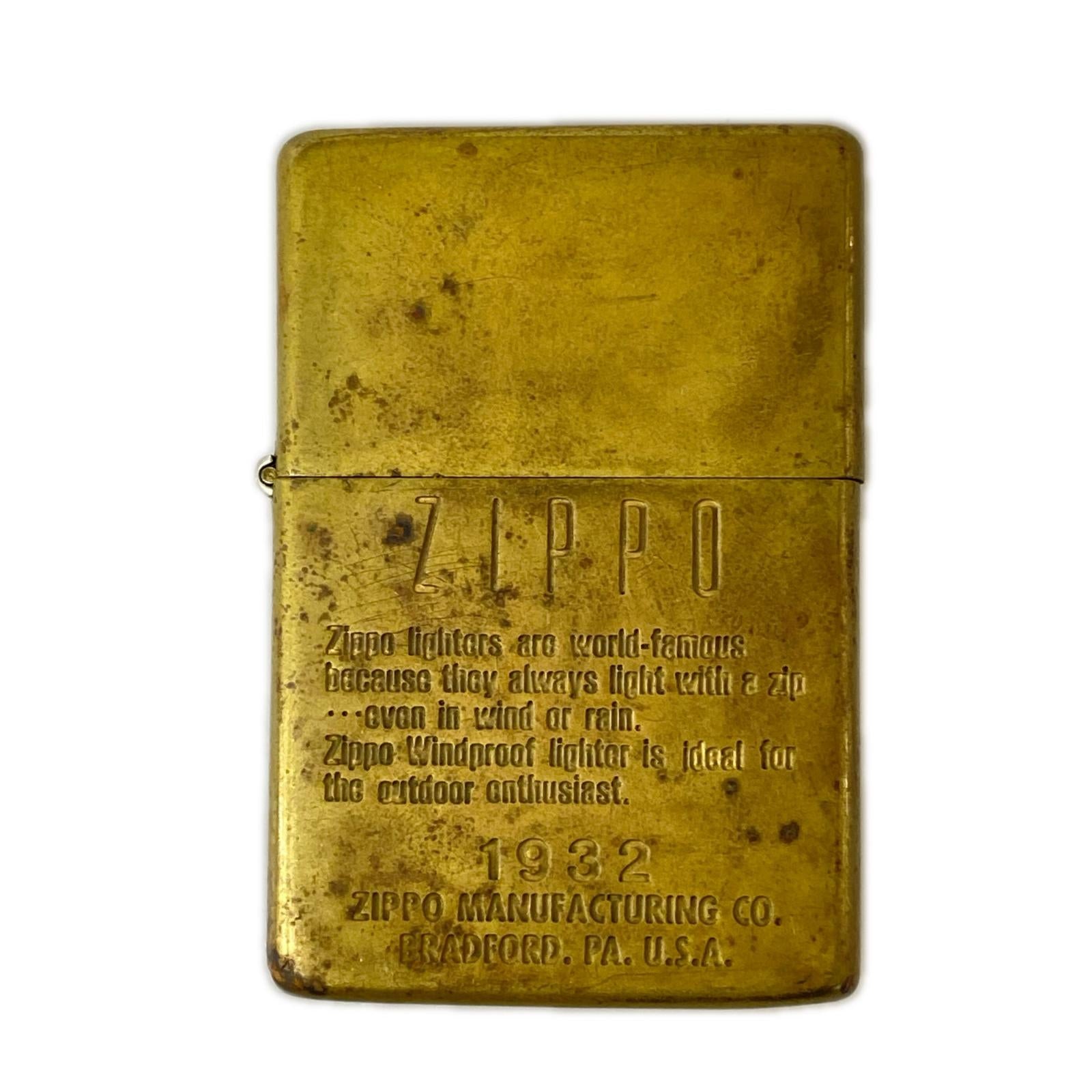 ライター USA製 1932年モッデルレプリカ オイルライター 91年製