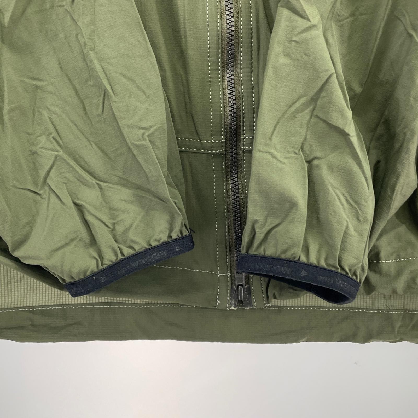 ジャケット and wander PERTEX wind jacket ソフトシェルジャケット 4 オリーブ 4