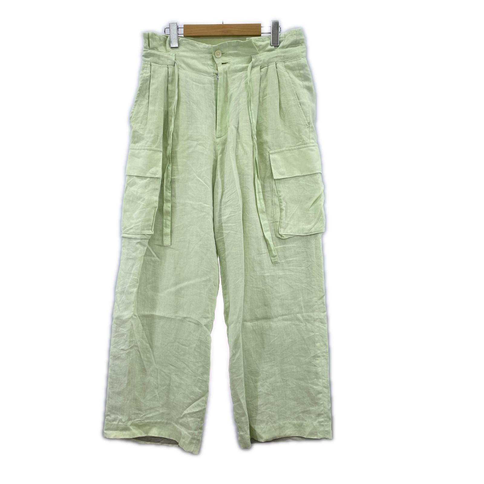 パンツ TAAKK 23SS リネンカーゴパンツ 2 ミント