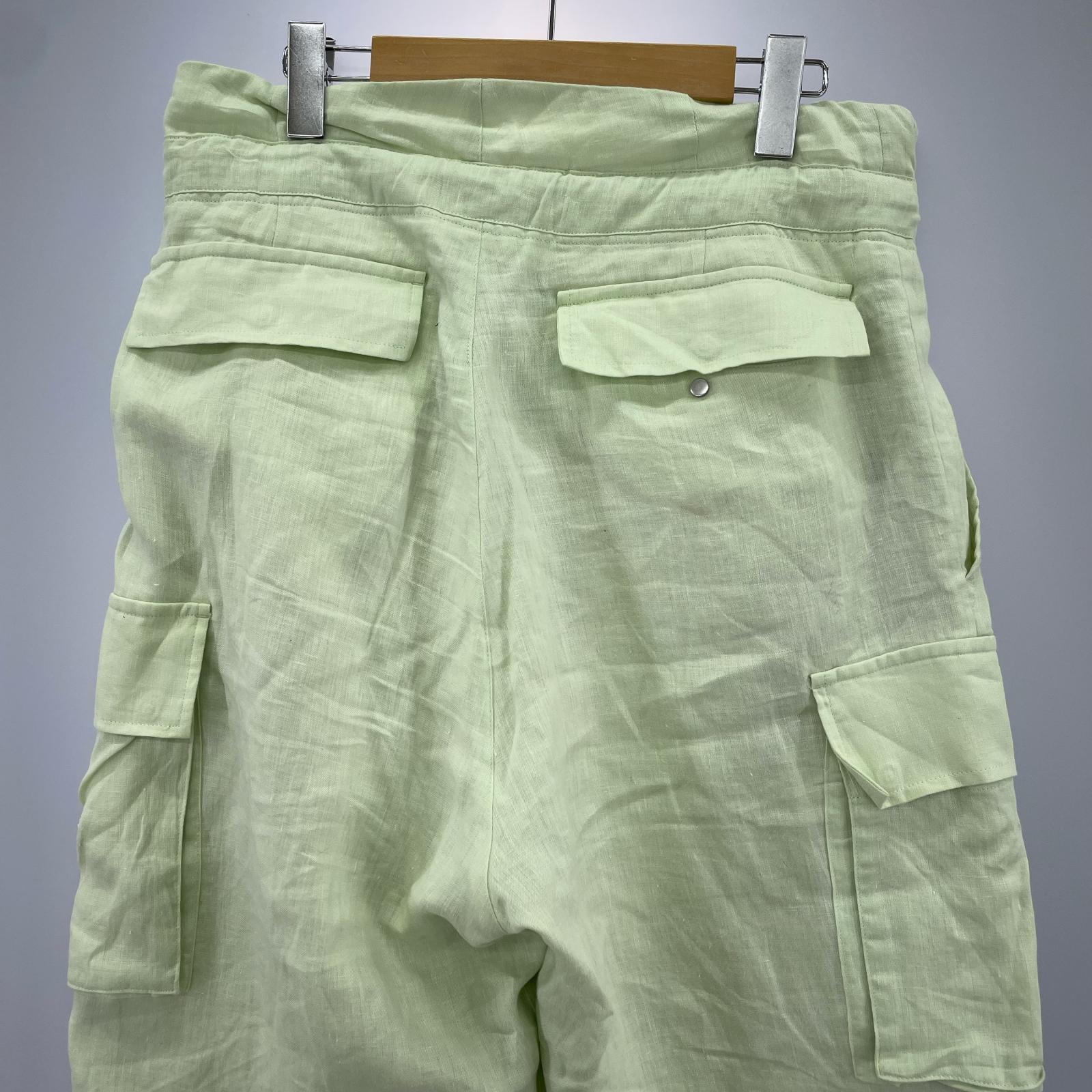 パンツ TAAKK 23SS リネンカーゴパンツ 2 ミント