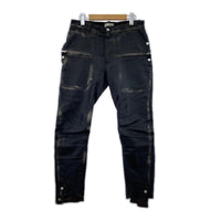 パンツ BED J.W. FORD 18AW Layered pants ver.1 レザーパンツ 1 ブラック ブラック