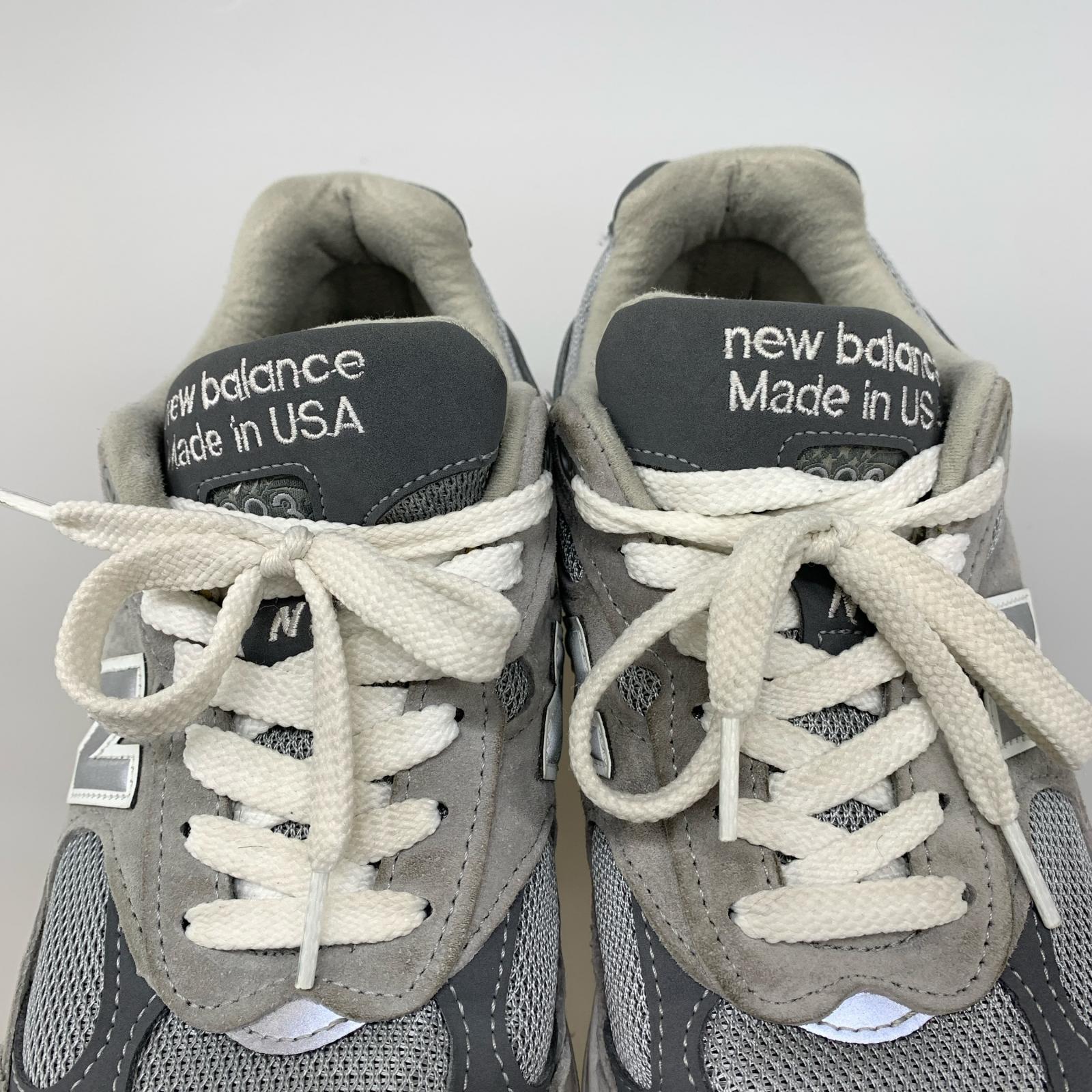 スニーカー NEW BALANCE M993GL USA製 スニーカー 26.0 グレー 26cm (US8 UK7 1/2 EU42) グレー