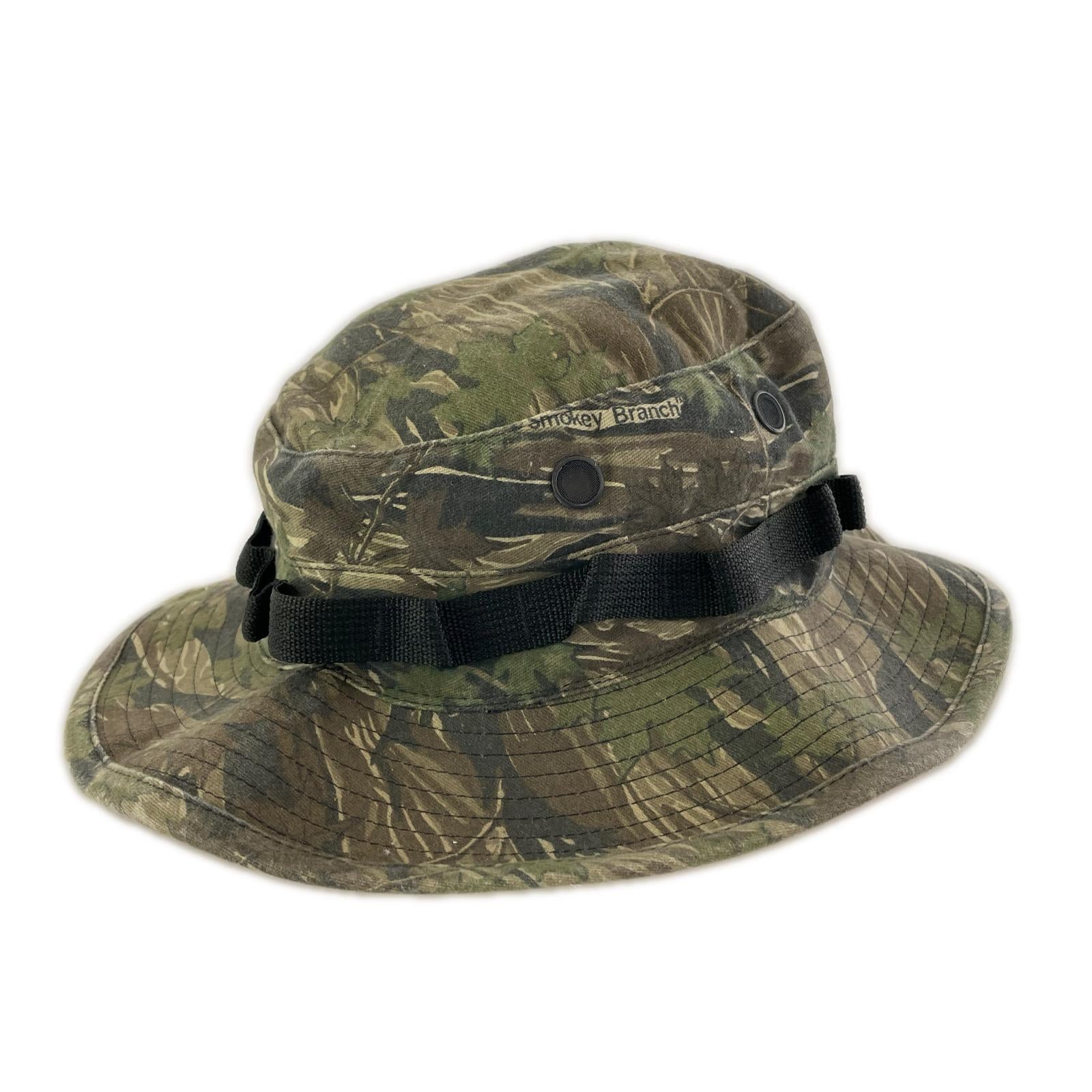 ハット US.ARMY ブーニーハット 迷彩 リアルカモ 緑