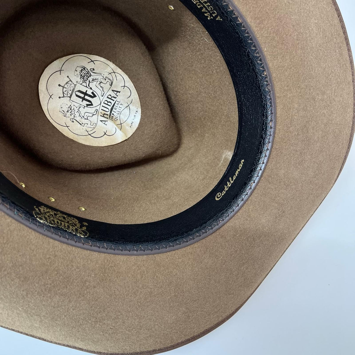 ハット AKUBRA ｳｰﾙ ｶｰｷ カーキ