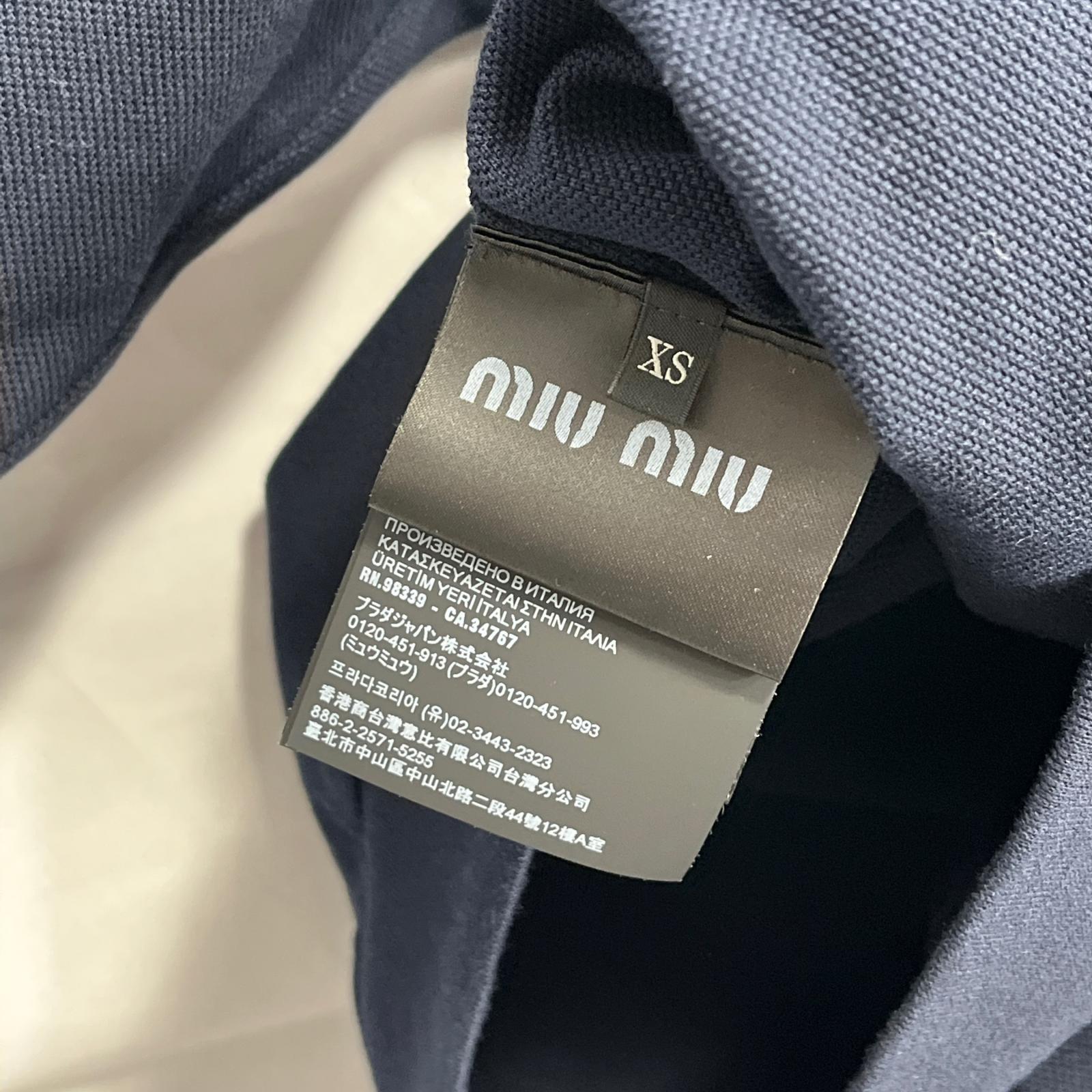 miumiu/MJLA38/ピケコットンフーディ/XS