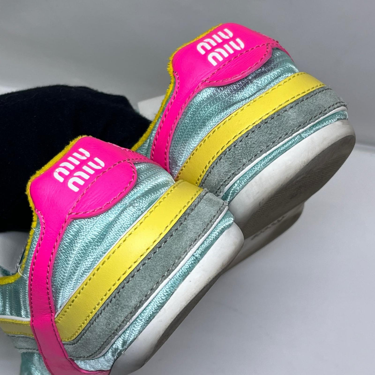 miumiu/ジナジウム/テクニカルファブリック/スニーカー/40 40 5E428E