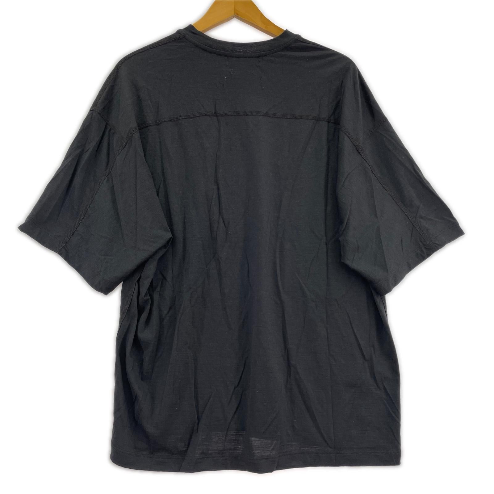半袖Ｔシャツ YOKE 25SS SUPER 120'S WASHABLE WOOL JERSEY T-SHIRT 3 ブラック 3 ブラック