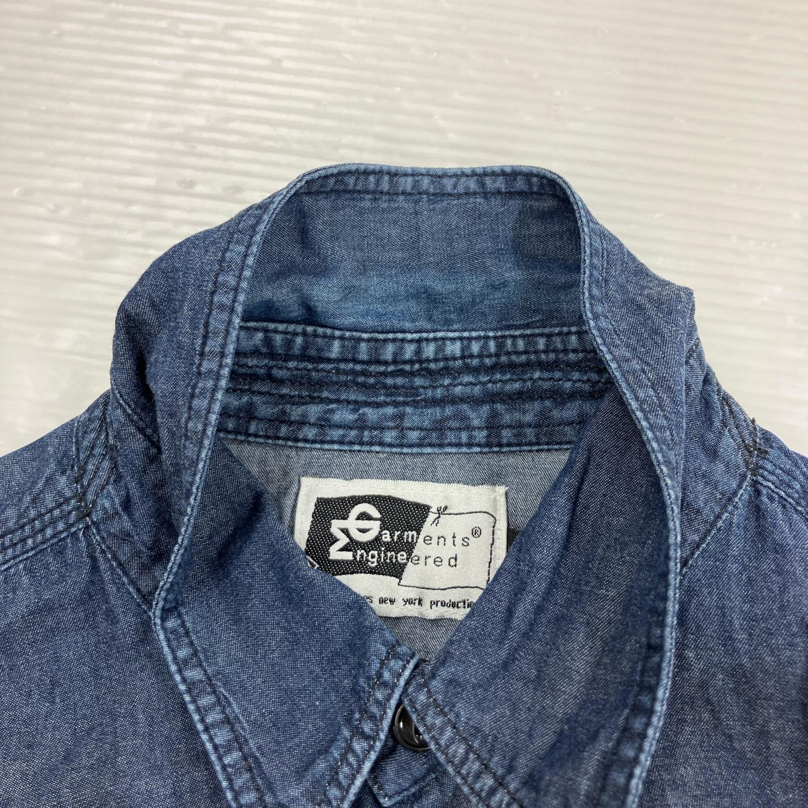 長袖シャツ Engineered Garments ダンガリーワークシャツ M インディゴ M