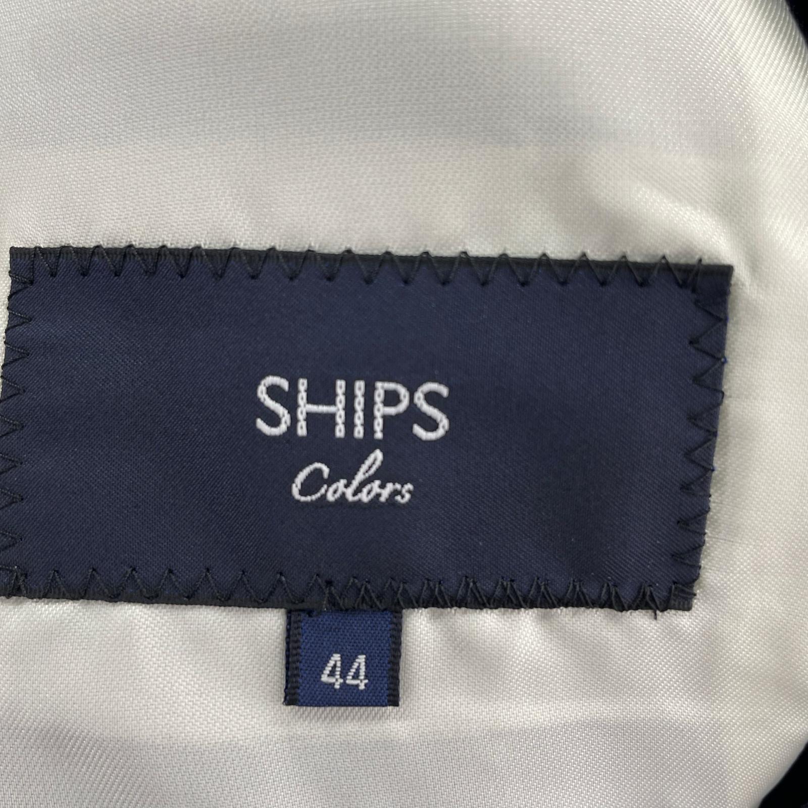 ジャケット SHIPS Colors 金釦 ダブルブレスト 紺ブレザー 44 紺 44 ネイビー