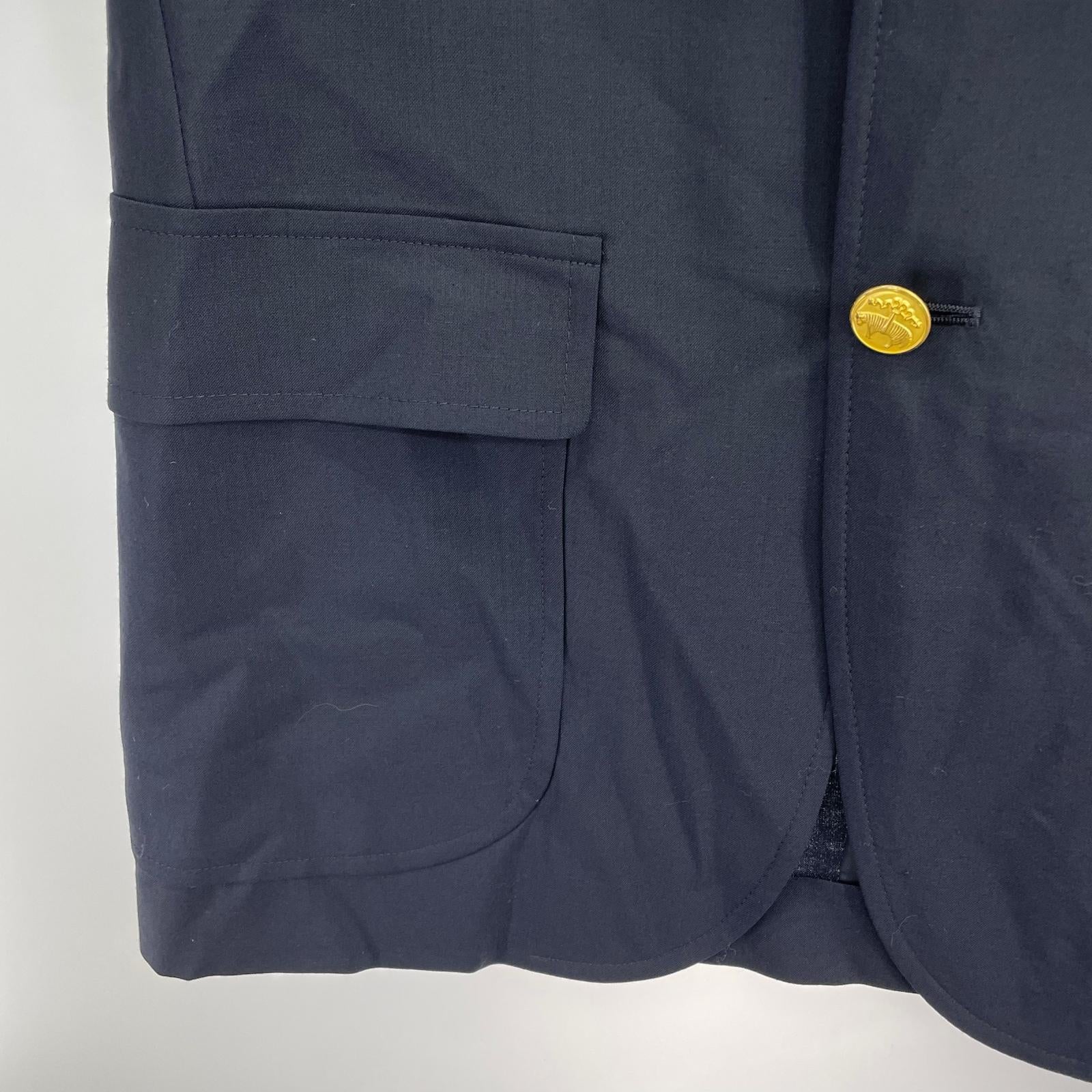 ジャケット Brooks Brothers 金釦 紺ブレザー 36SHT 紺 ネイビー
