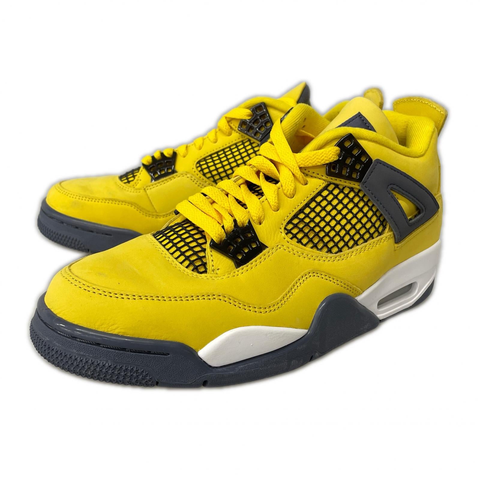 スニーカー AIR JORDAN 4 TOUR YELLOW LIGHTNING 27cm (US9 UK8 1/2 EU44) イエロー