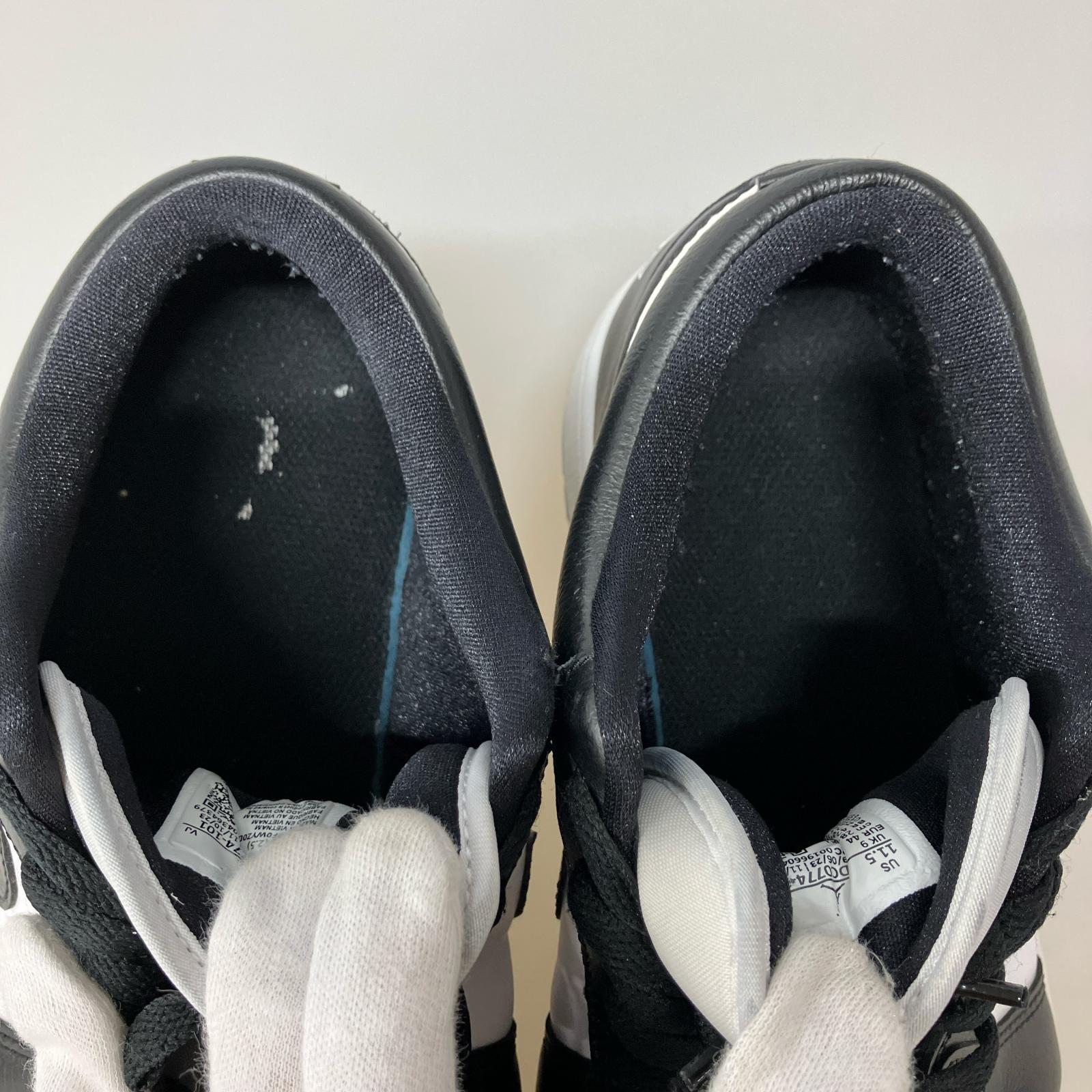 スニーカー AIR JORDAN 1 LOW 黒白 (28.5) 28.5cm (US10 1/2 UK10 EU47)