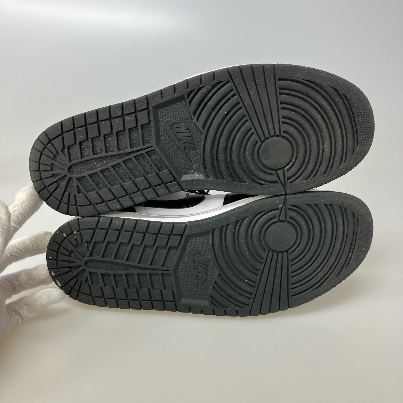 スニーカー AIR JORDAN 1 LOW 黒白 (28.5) 28.5cm (US10 1/2 UK10 EU47)