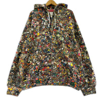 ジャケット Supreme×Mike Kelley Zip Up Hooded Sweatshirt ジップパーカー XL マルチ マルチカラー