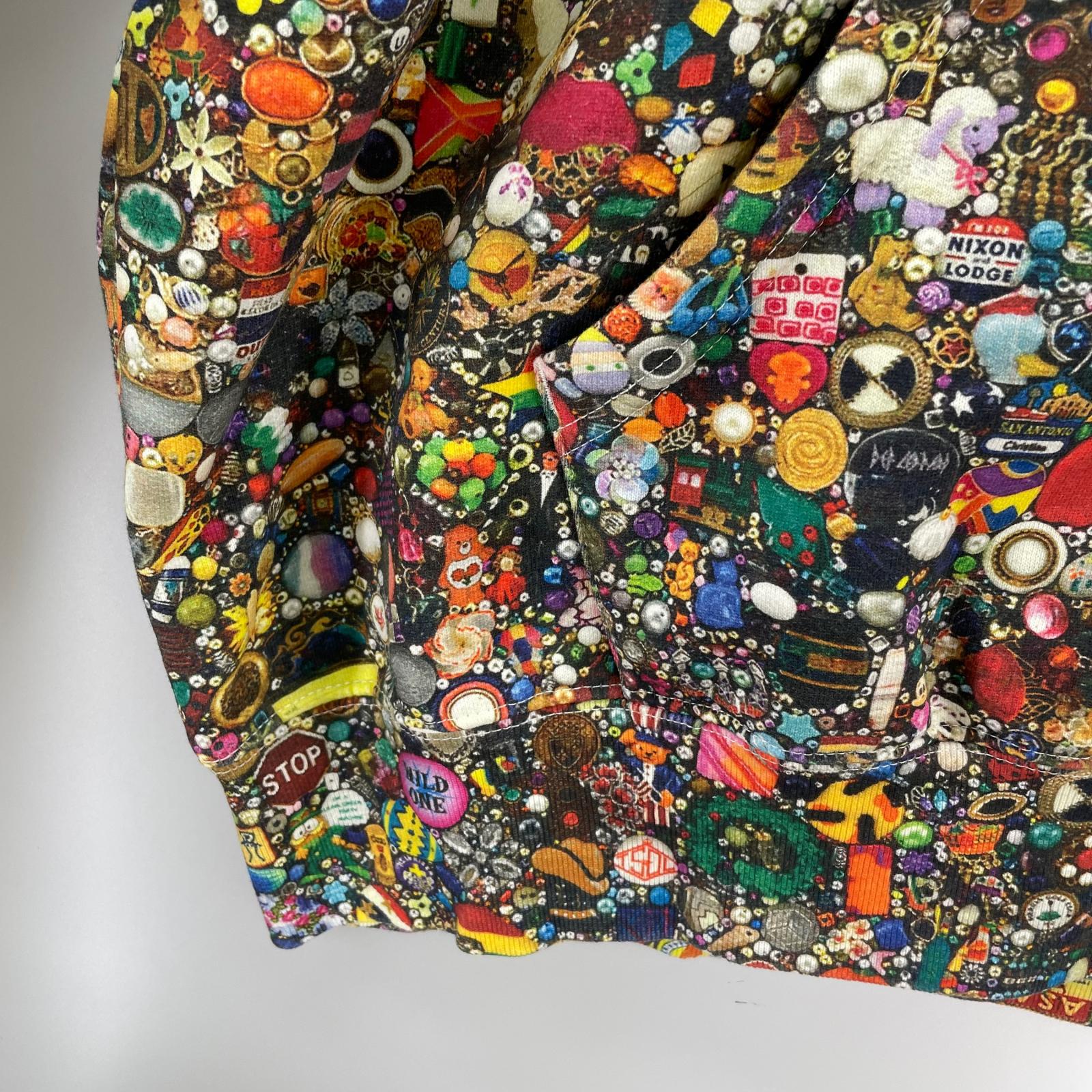 ジャケット Supreme×Mike Kelley Zip Up Hooded Sweatshirt ジップパーカー XL マルチ マルチカラー