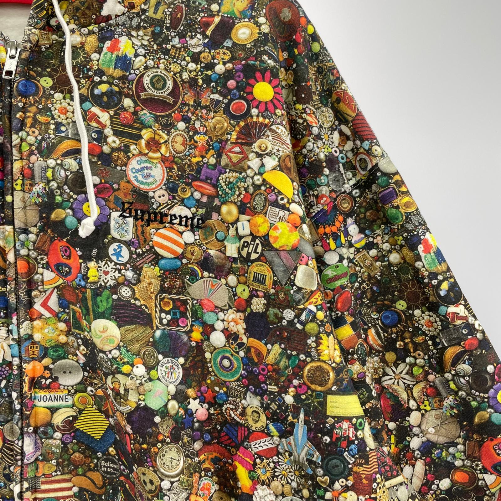 ジャケット Supreme×Mike Kelley Zip Up Hooded Sweatshirt ジップパーカー XL マルチ マルチカラー