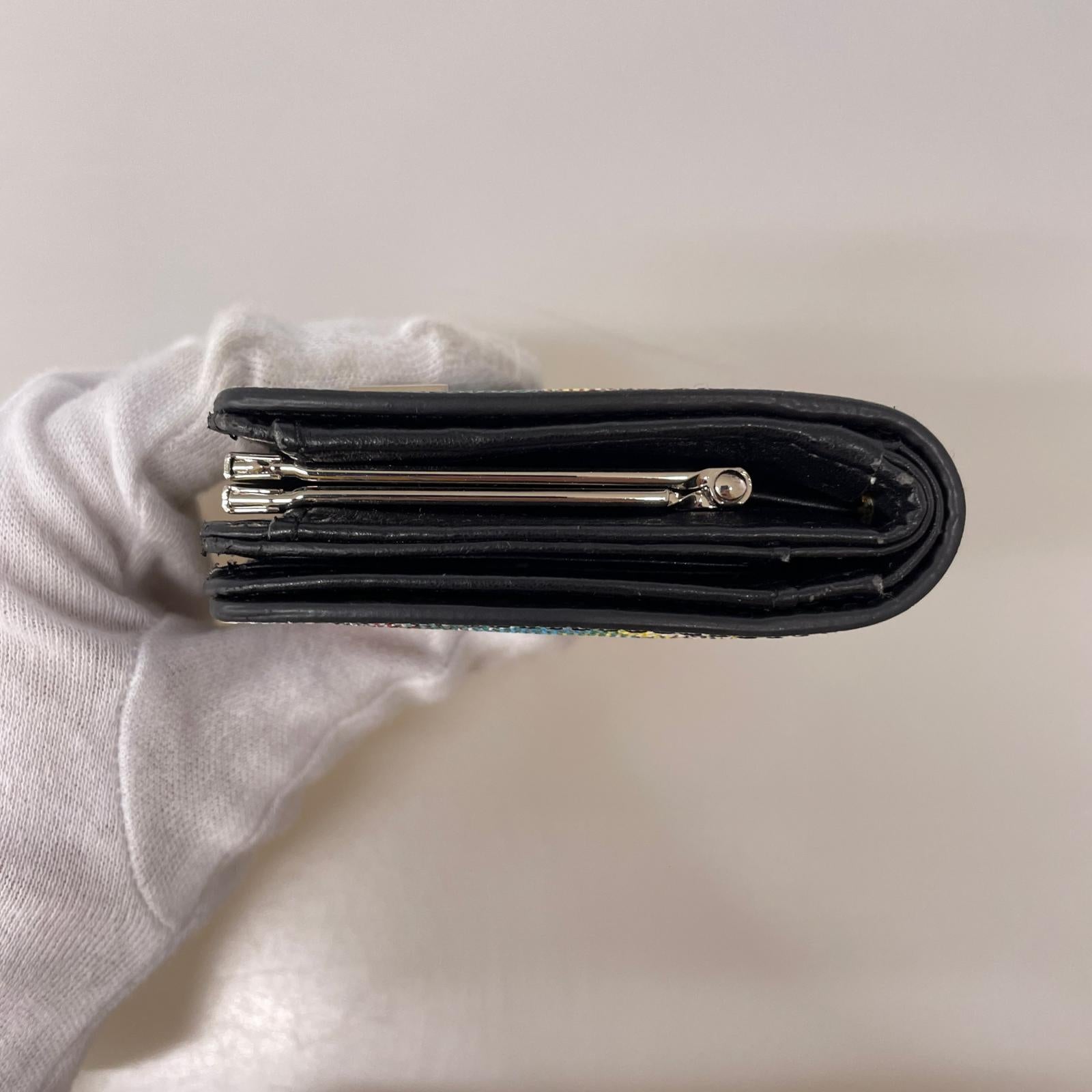コンパクトウォレット Vivienne Westwood ANGLOMANIA 二つ折り財布 ガマ口 マルチカラー