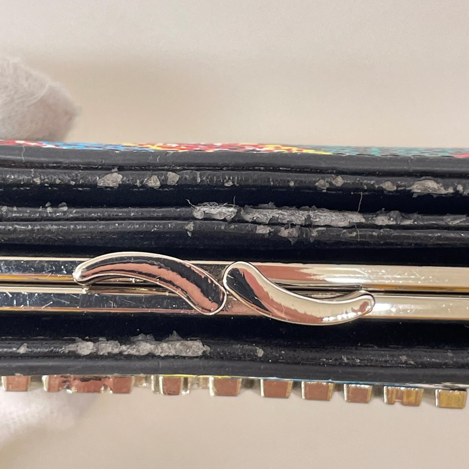 コンパクトウォレット Vivienne Westwood ANGLOMANIA 二つ折り財布 ガマ口 マルチカラー