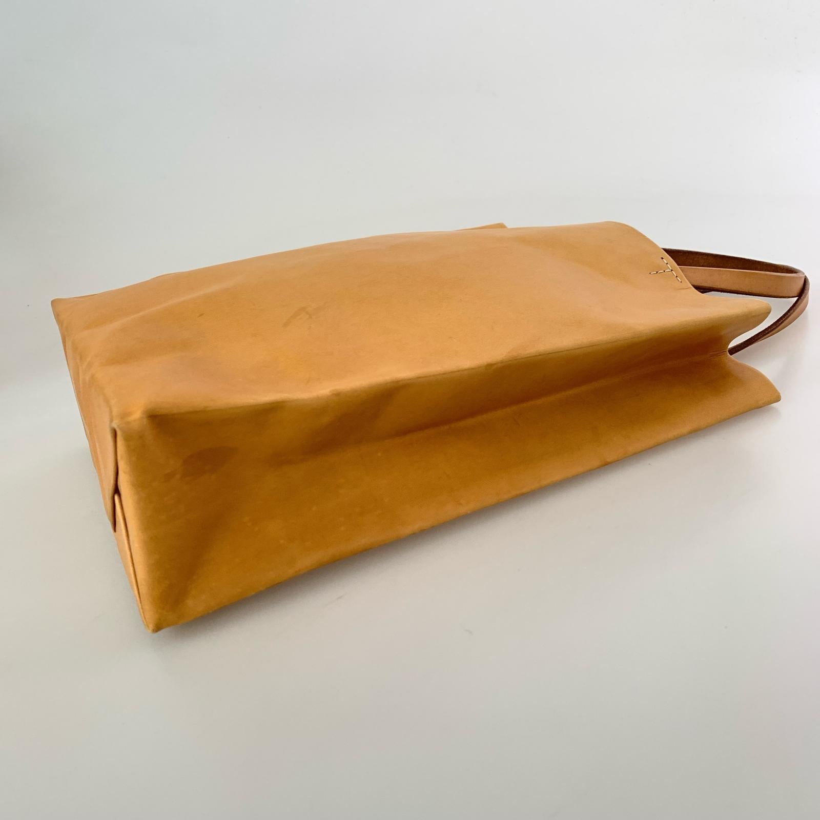 その他バッグ 栃木レザー トートバッグ キャメル