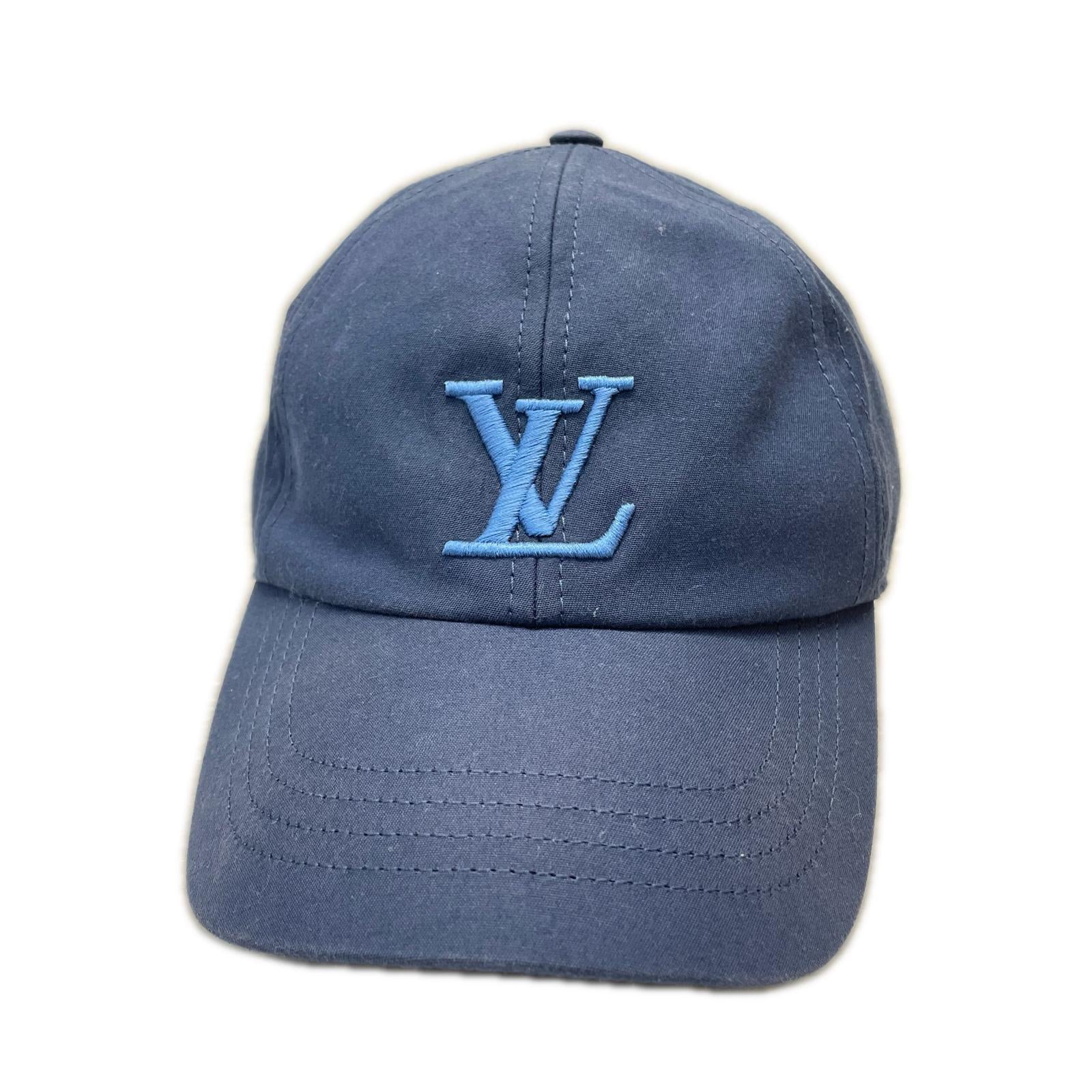 LOUIS VUITTON キャップ オンリー LV 紺 M7955L