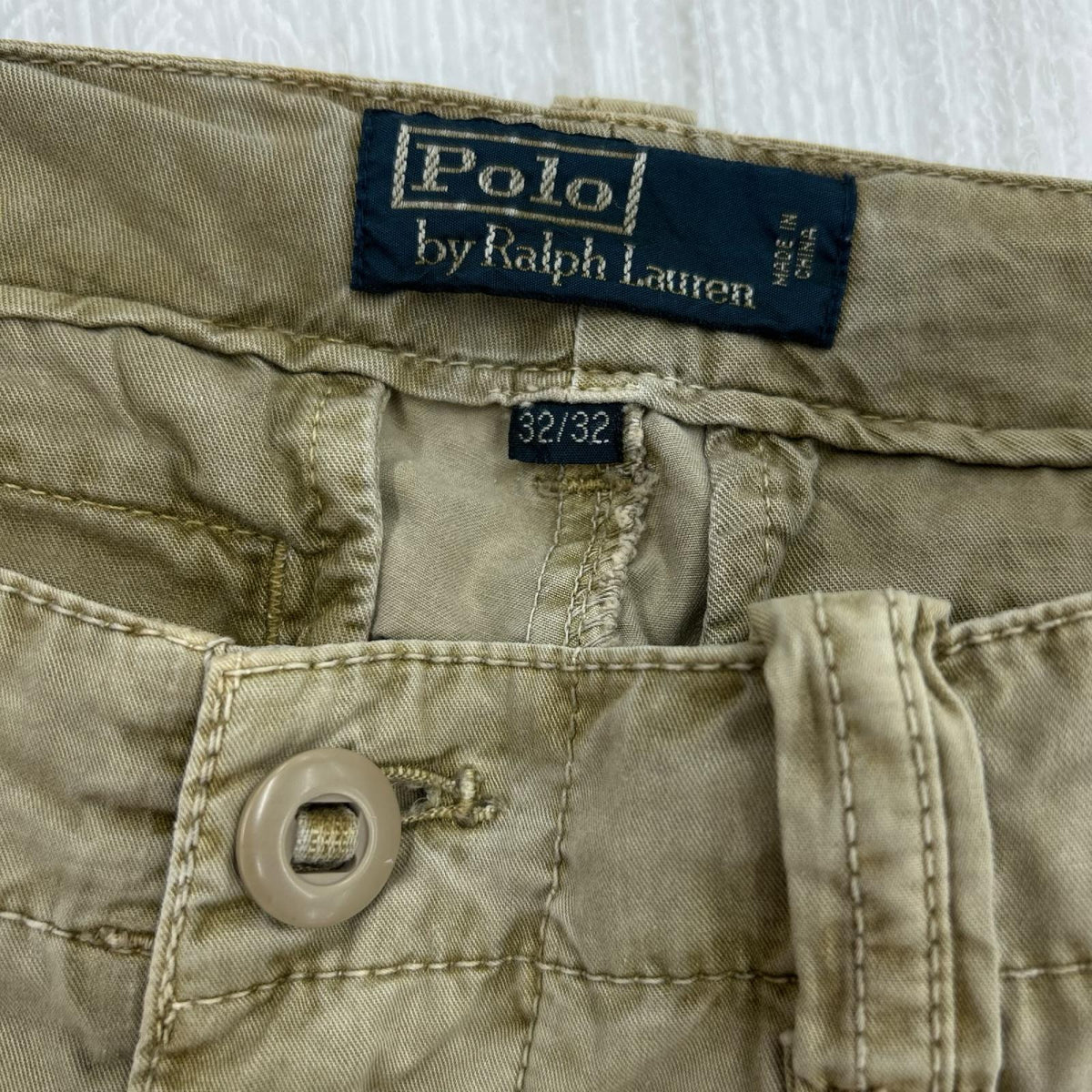 パンツ 90s ﾊﾟﾗｼｭｰﾄﾊﾟﾝﾂ ﾌﾞﾗｳﾝ（W） 32 ベージュ