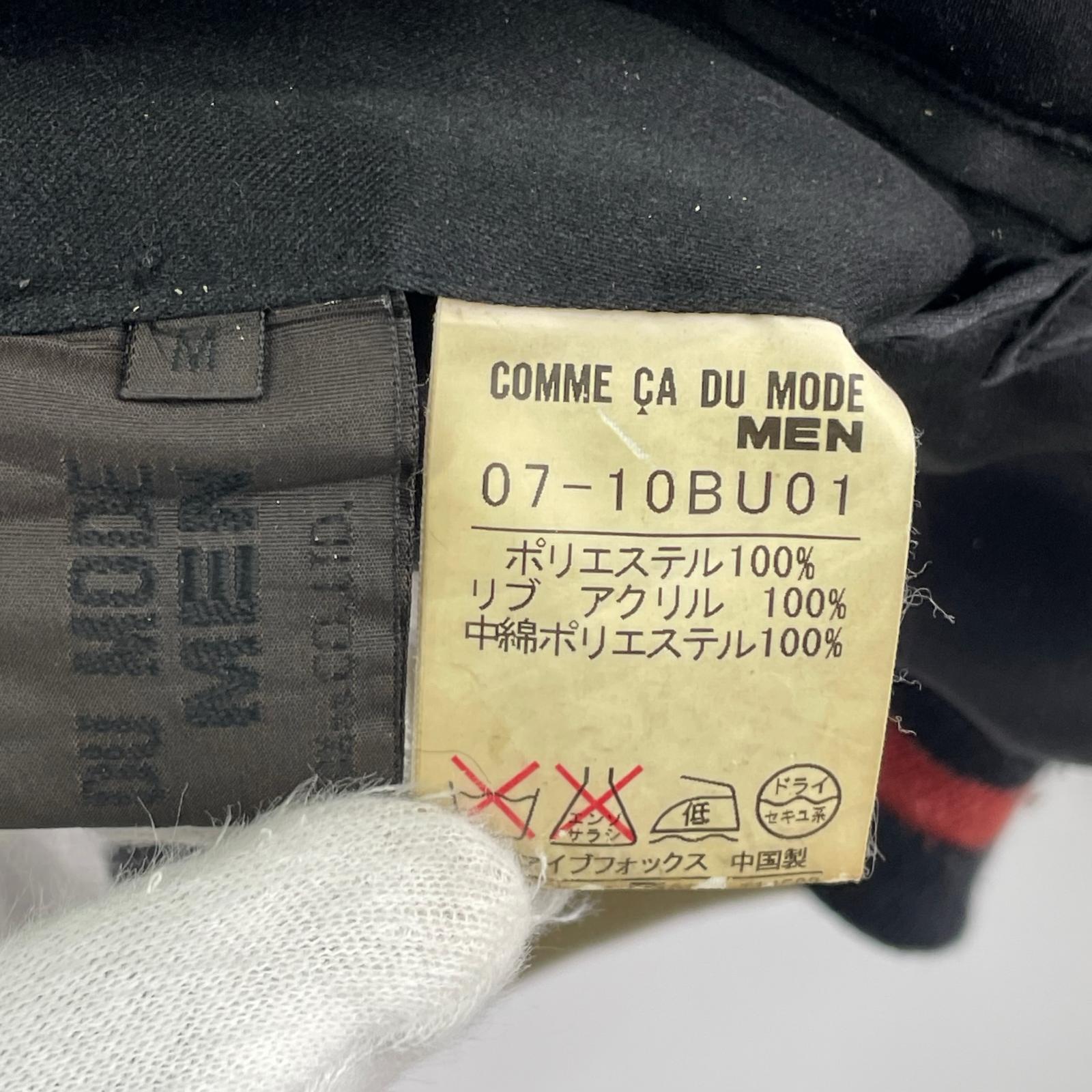 ブルゾン COMME CA DU MODE 和柄刺繍 ブラック M