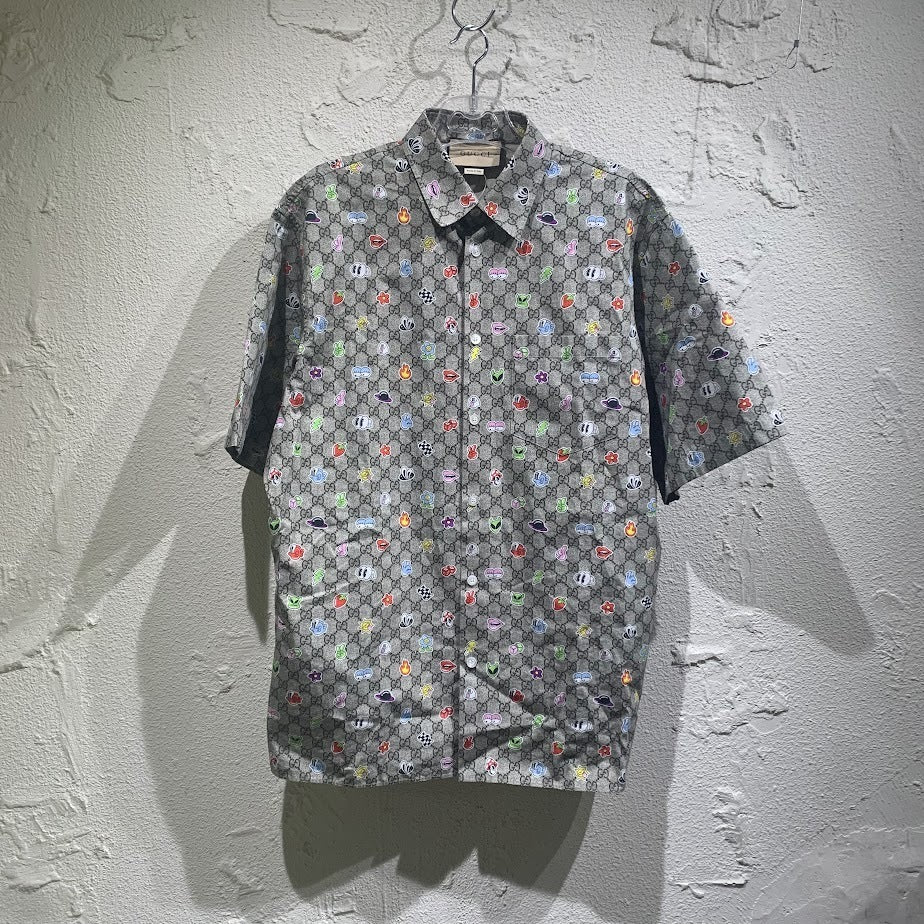 GUCCI × Hattie Stewart 24SS GG総柄半袖シャツ