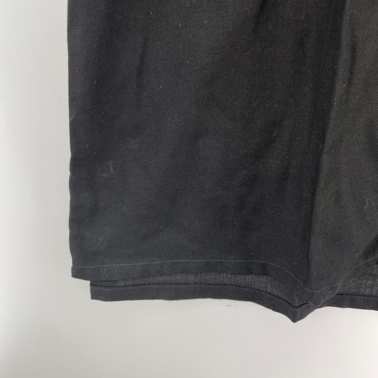 半袖シャツ WACKO MARIA HIGH TIMES 舐逹麻刺繍款単 オープンカラーシャツ M ブラック M ブラック