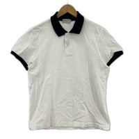 ポロシャツ MONCLER S/S リンガーポロシャツ S S ホワイト