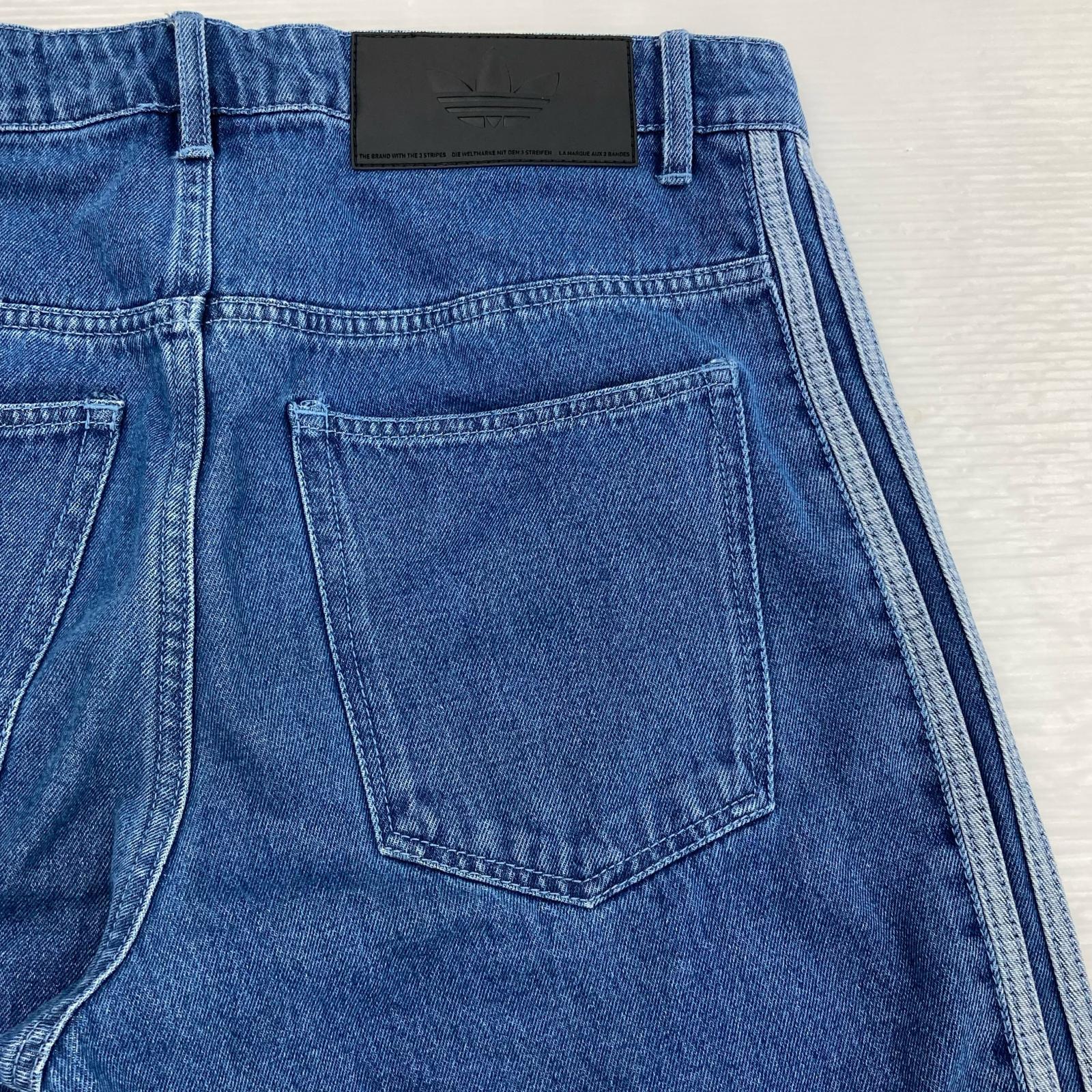 パンツ adidas プレミアムデニム ファイヤーバード トラックパンツ ブルー 32 32 ブルー