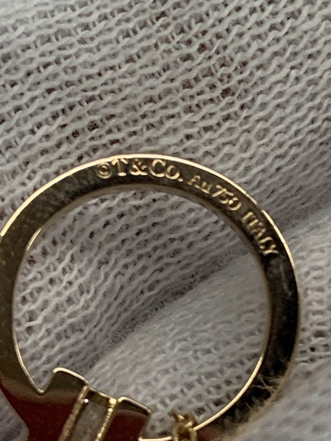 Tiffany＆Co./Tサークルペンダント/Au750