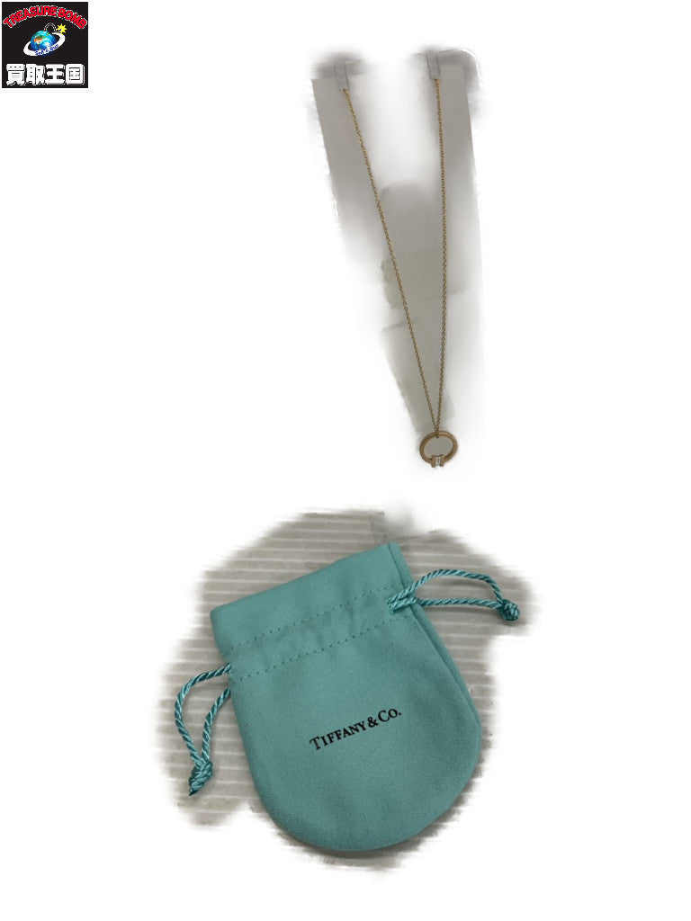 Tiffany＆Co./Tサークルペンダント/Au750