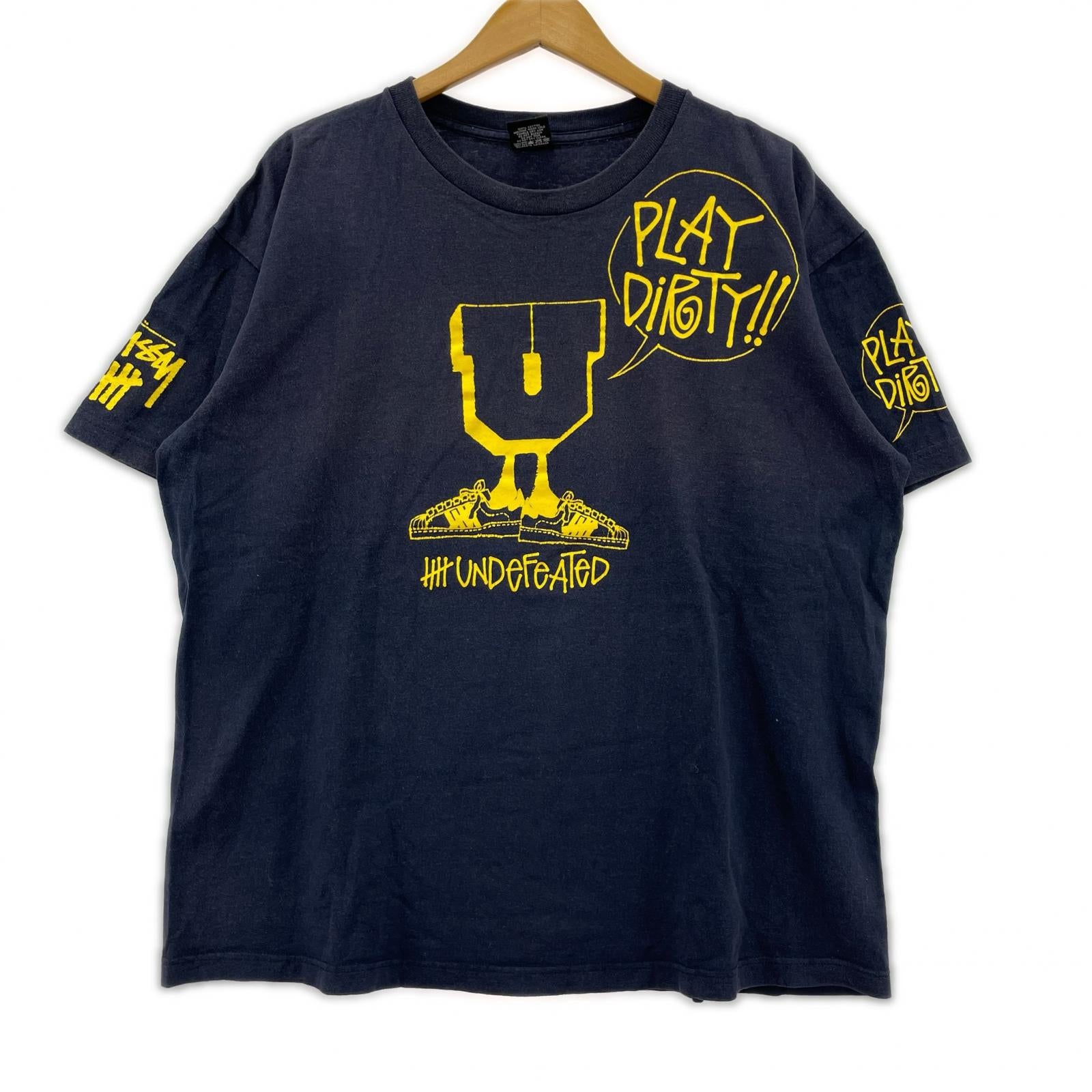 半袖Ｔシャツ UNDEFEATED/紺 L ネイビー