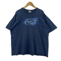 半袖Ｔシャツ 90s/フロントロゴ/L/ネイビー L ネイビー