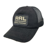 キャップ RRL Work Clothes トラッカー メッシュ キャップ ブラック