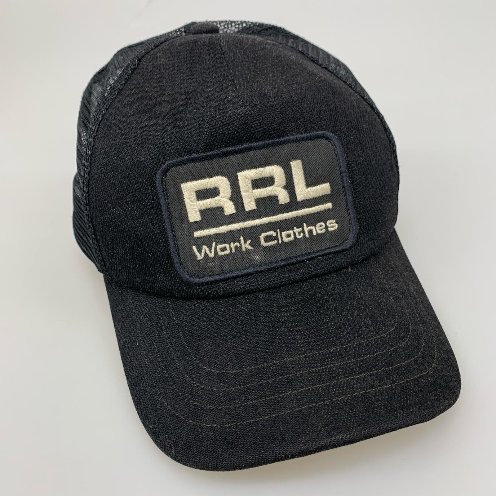 キャップ RRL Work Clothes トラッカー メッシュ キャップ ブラック