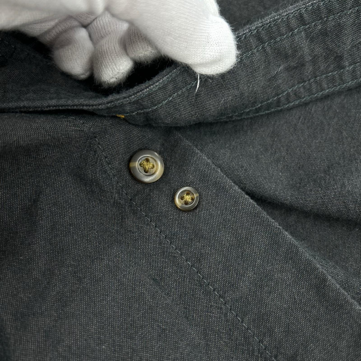 半袖シャツ LOOSE FIT ﾜｰｸｼｬﾂ 黒 2XL ブラック