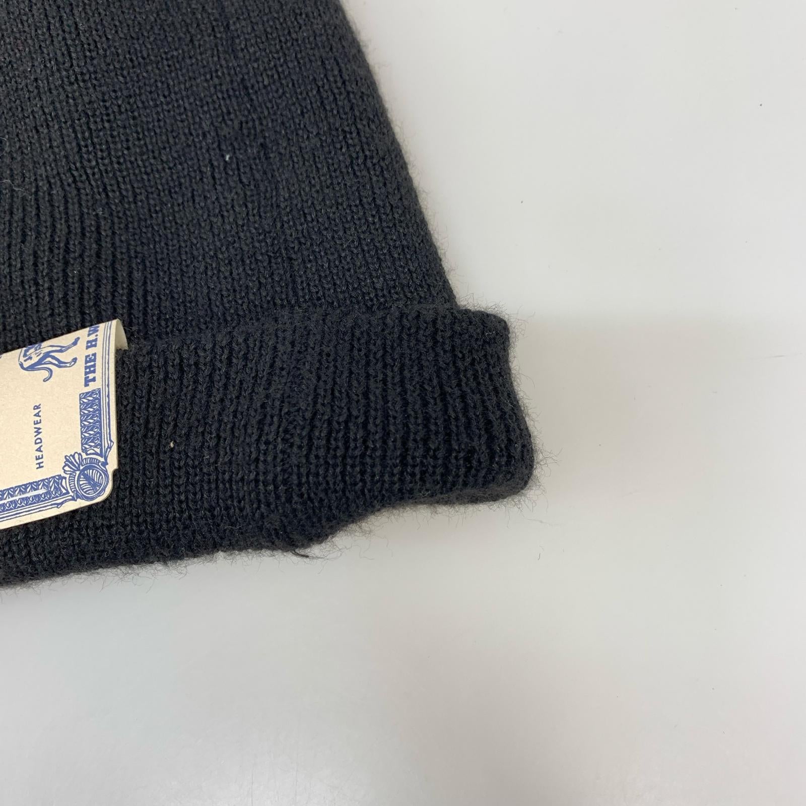 ニットキャップ THE H.W DOG &CO 黒 ブラック