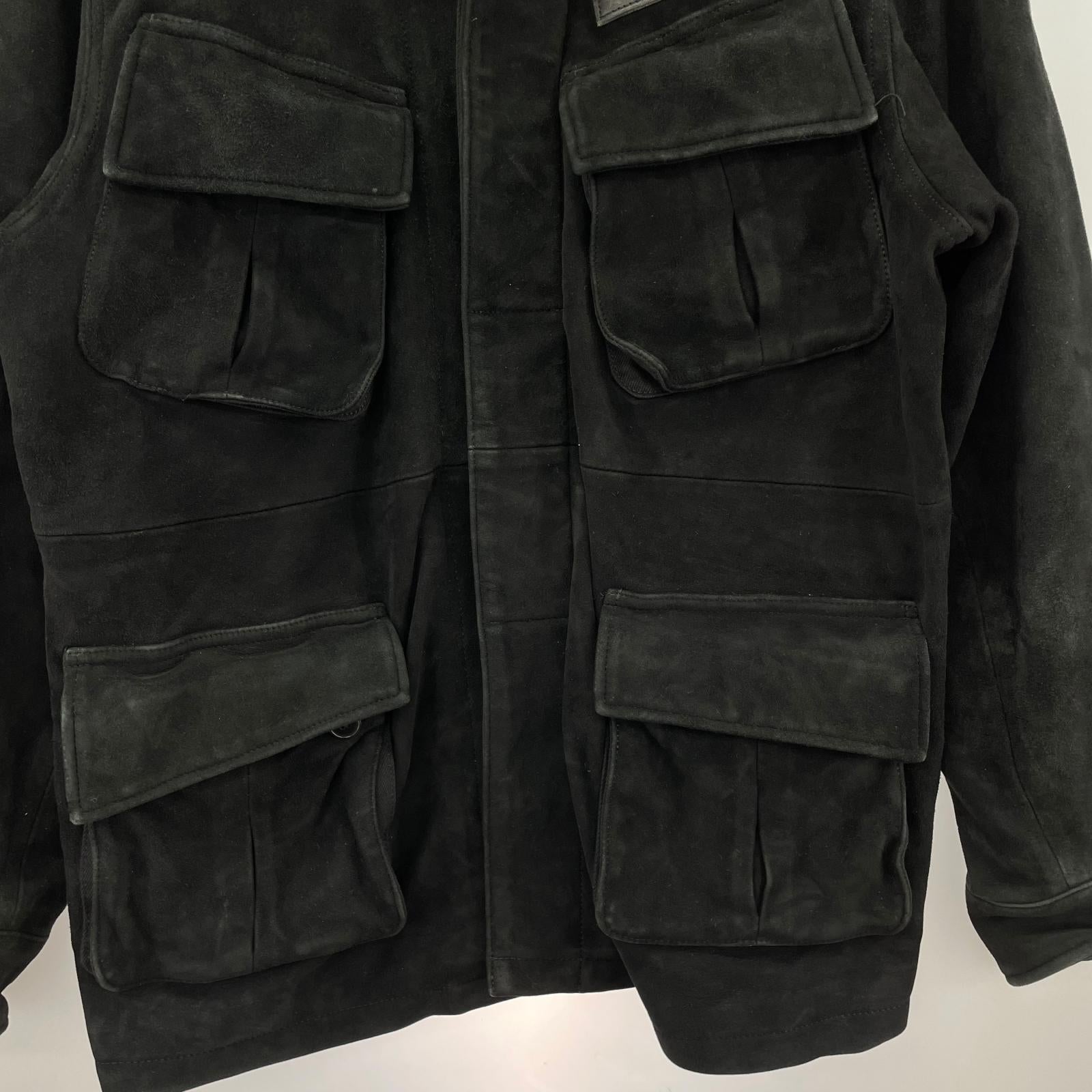 ジャケット GOAT SUEDE JUNGLE FATIGUE JACKET 黒 L ブラック