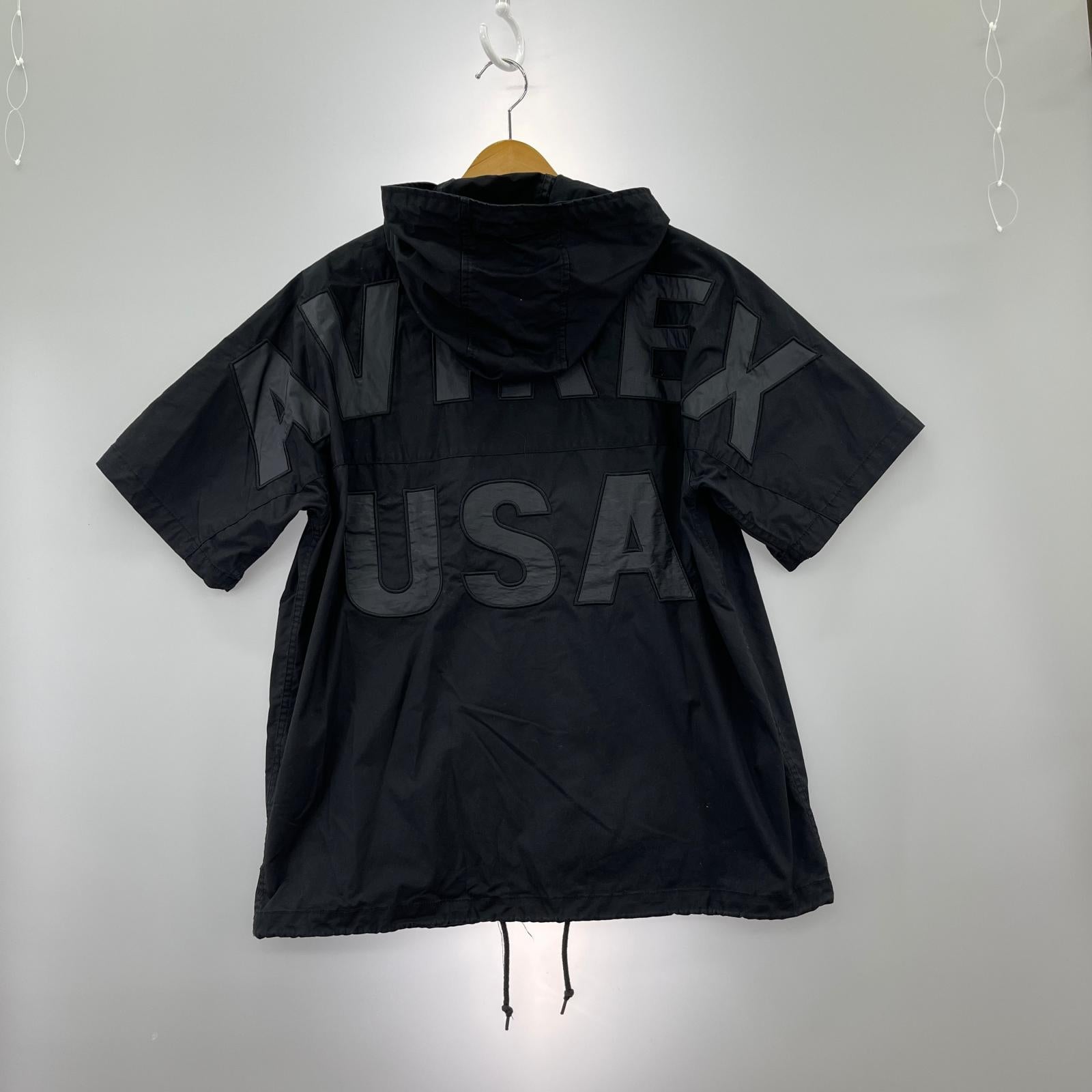 パーカー HOODED ZIP UP SHIRT ブラック