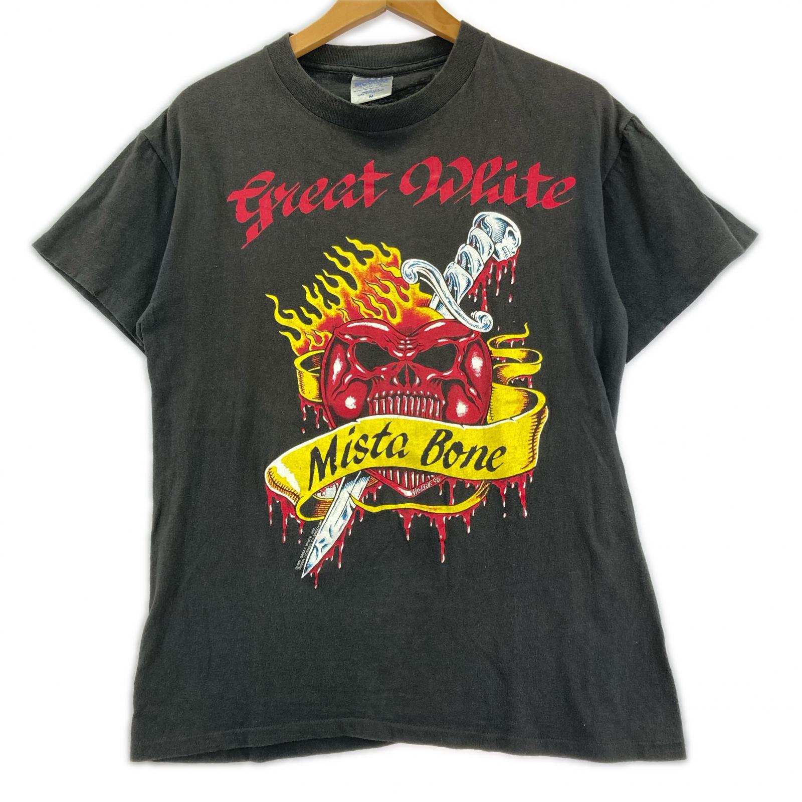 半袖Ｔシャツ 90s Great White (M) M ブラック