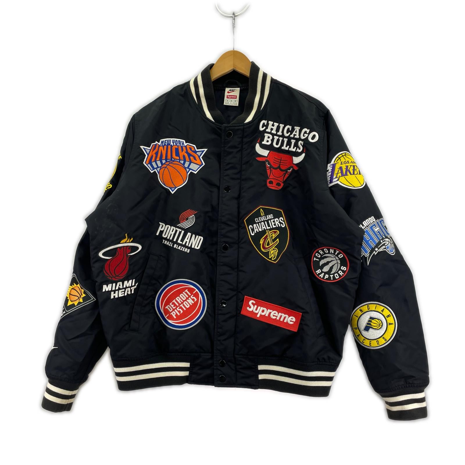 ジャケット ×NIKE NBA Teams Warm Up Jacket (M) M ブラック